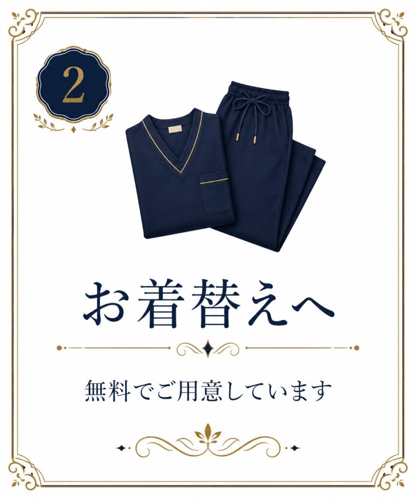 無料のお着替えを表すアイコン
